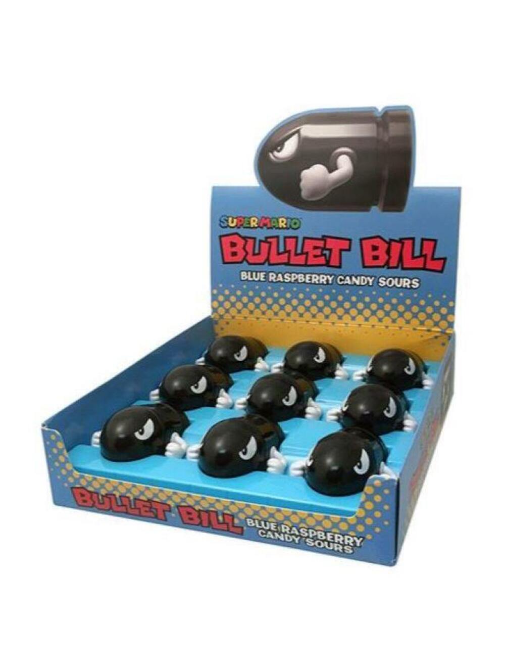 Super Mario Bullet Bill Sours Candy 9 Pack